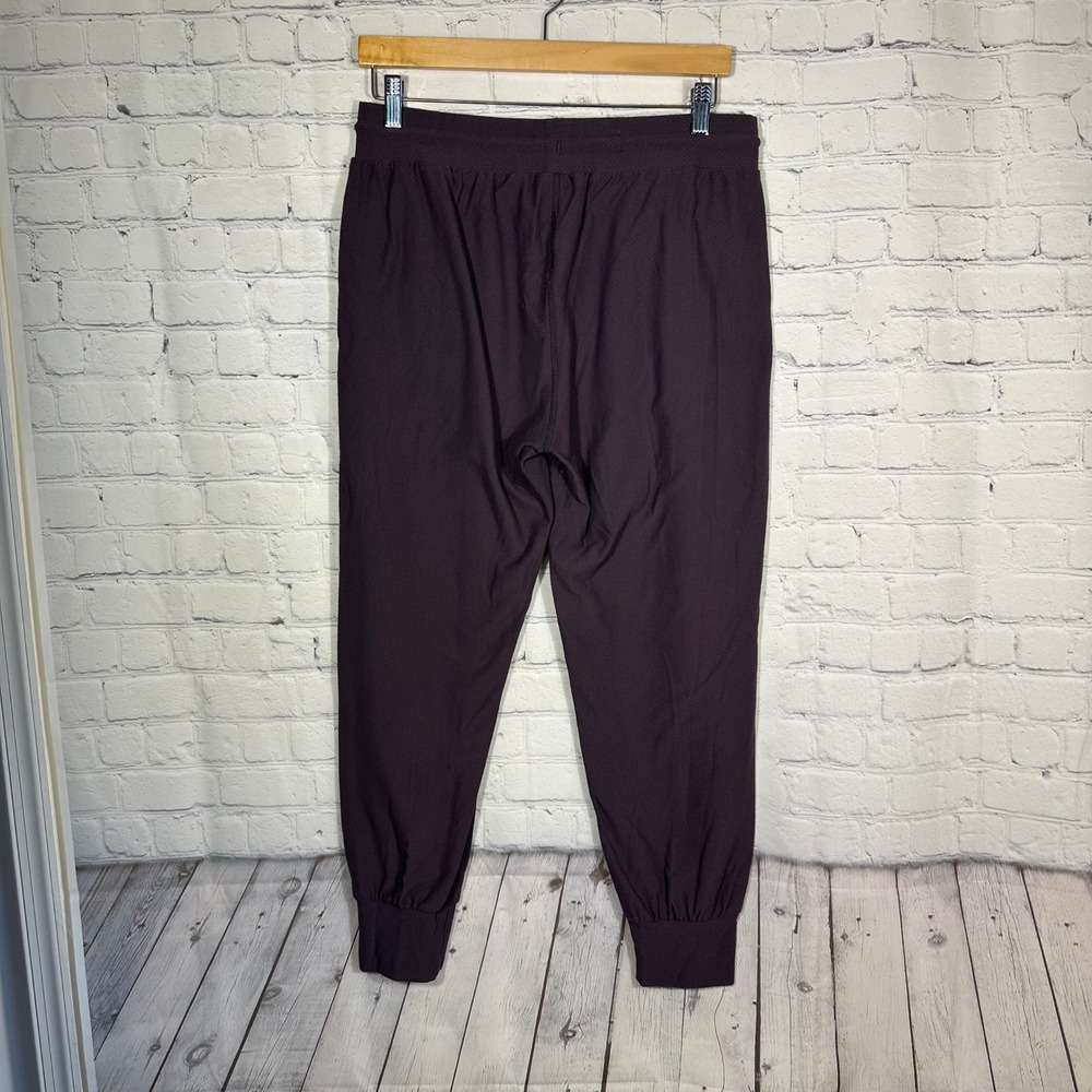 Vuori Womens Mesh Performance Joggers Large Plum Purple Drawstring Activewear - Picture 8 of 11